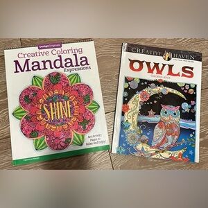 Creative Coloring Mandala and Owl Coloring Book For Adults